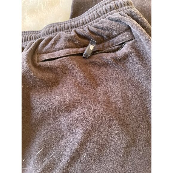 The North Face Mens XL Fleece Lounge Pants Brown Elastic Waistband Embroidered L - Picture 5 of 6